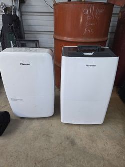 2 Hisense dehumidifier,