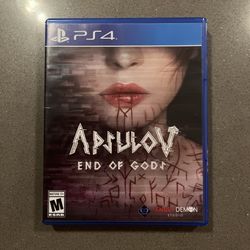 Apsulov: End of Gods (PlayStation 4 PS4) US NTSC RARE OP Game Complete in Box