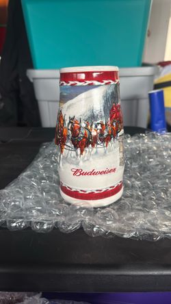 Budweiser 2010 Holiday Beer Stein 