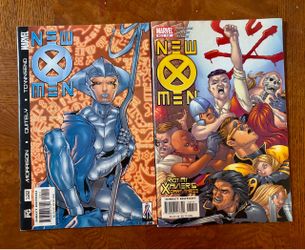 Marvel New X-Men Comic Books #122 and #137