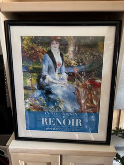 Picture Frame Wall Decoration; A Wynn Collection by Piere Auguste Renoir a famous painter/artist in the 20th century