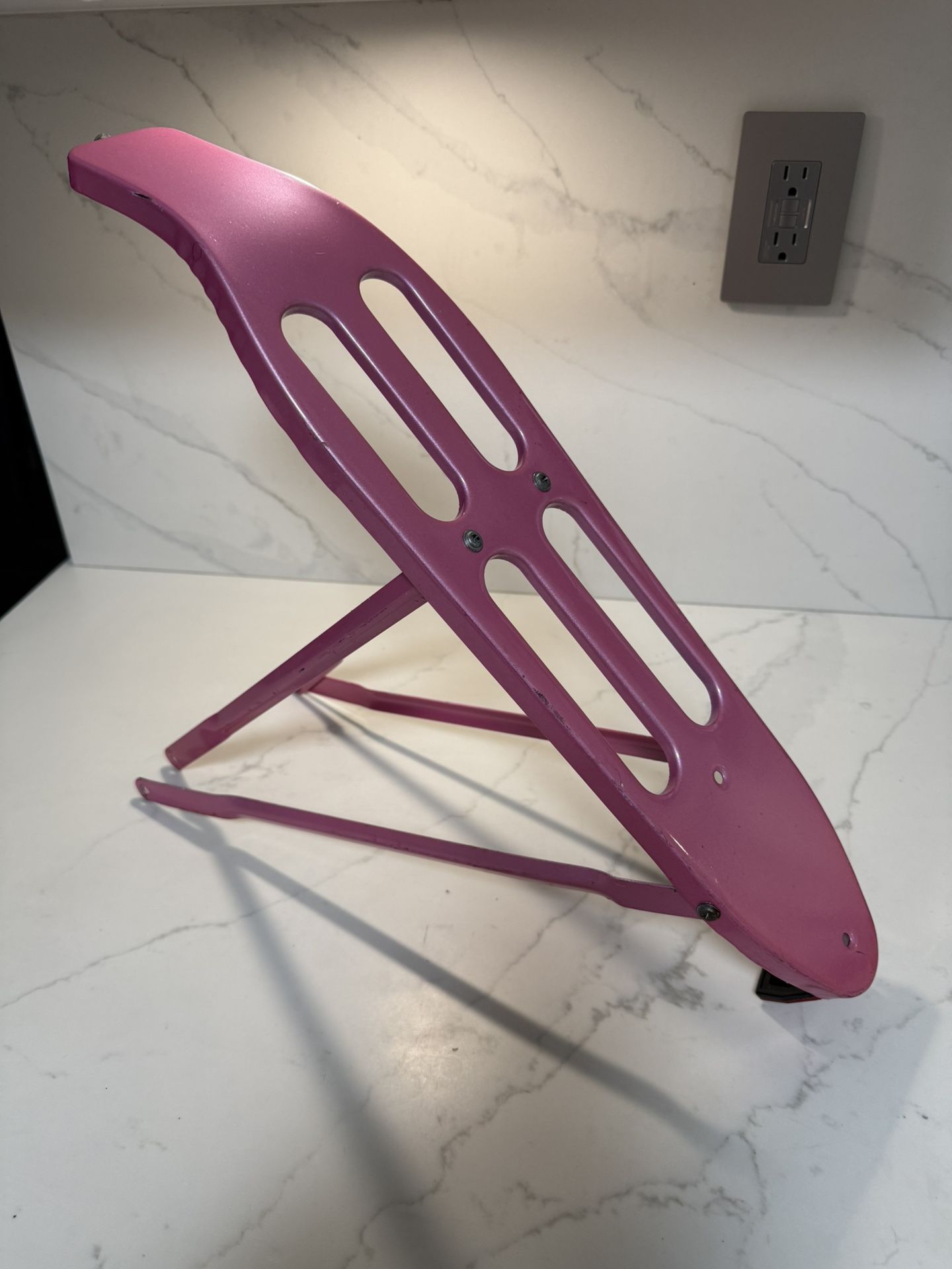 Pink Bicycle Luggage Rack 26 Beach Cruiser Lowrider Schwinn Parts Vintage Style Bike Woman’s Basket