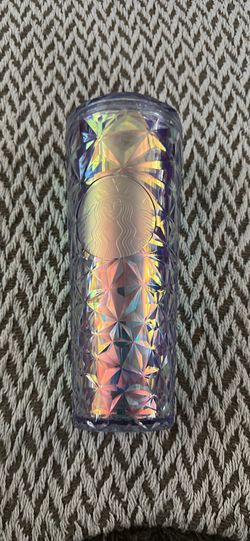 Starbucks iridescent cup with lid