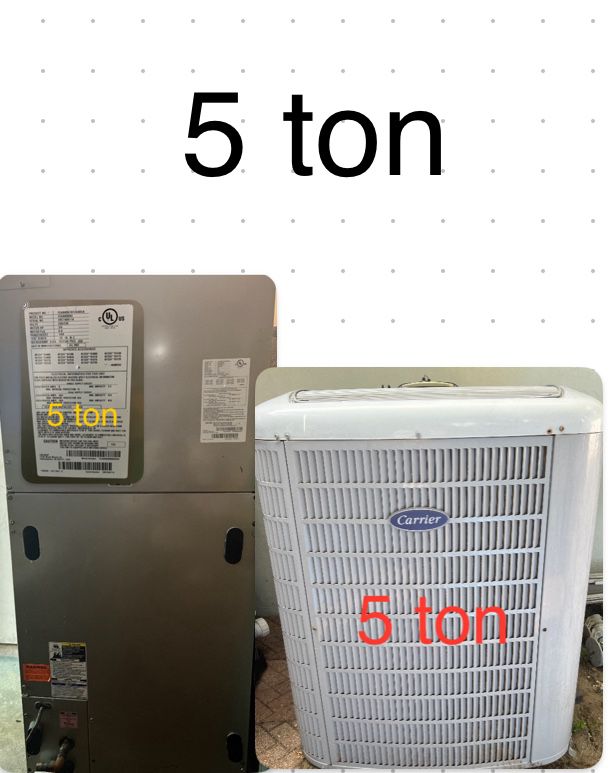 5 Ton Air handler And  Condenser AC Unit 