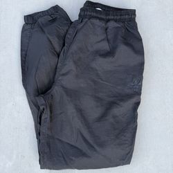 Black Adidas nylon sweatpants with embroidered logo adidas size XL