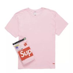 Authentic Supreme Shirt ( Pink) Brand New 