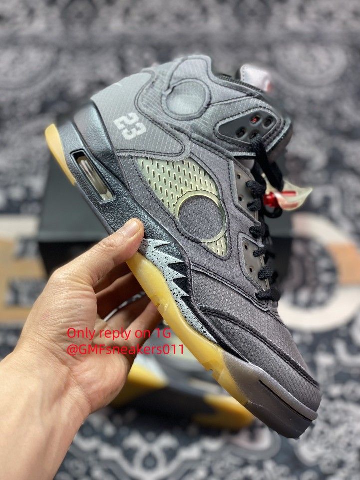 Off-White x Air Jordan 5 Retro SP 'Muslin'