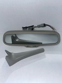 07-15 Audi Q7 OEM Gray Interior Rear View Mirror W/ Cover