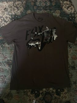 Fox racing grey t
