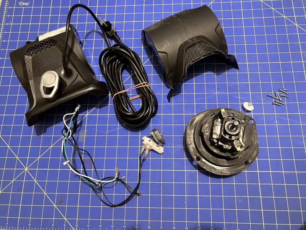 Vacuum motor, cord, switch for bissell ProHeat 2X Revolution Carpet Cleanr 1548T