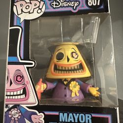 Nightmare Before Xmas The Mayor Funko Pop
