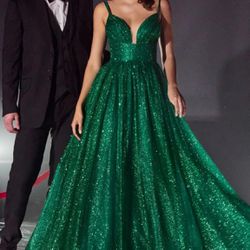 Green Prom Dress Brand New