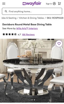 Round Marble Dining Table