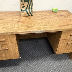 Wood desk 