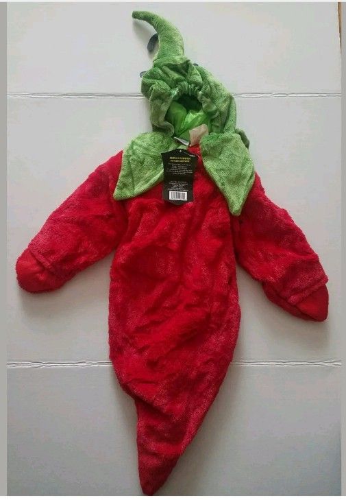 Infant Chilli Pepper Costume 0-9mths