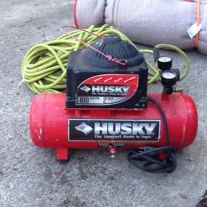 Husky 2gal electric air compressor