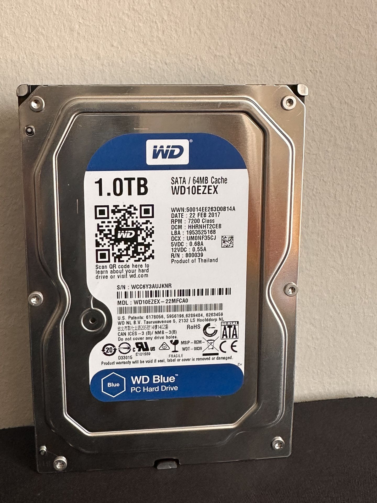 1TB WD Hard Drive