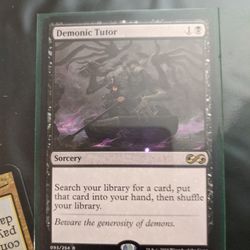 NM Demonic Tutor Magic The Gathering