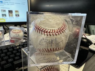 Clayton Kershaw Autographed Baseball
