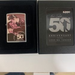 Elvis Presley 50 Anniversary Zippo Lighter New