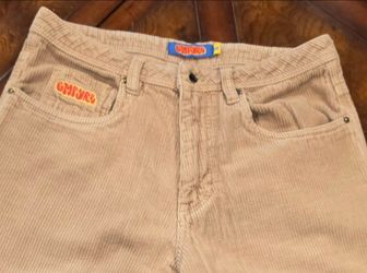 Empyre Boom Box Corduroy Pants, Khaki, W 30" x 27" L