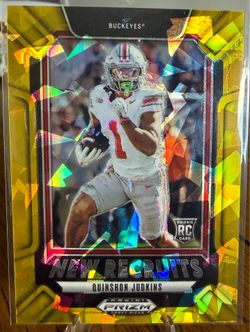 Quinshon Judkins Golf Prizm New Recruits RC
