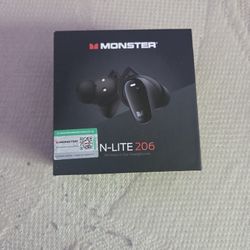 Monster N-Lite 206 Bluetooth Earbuds Wireless Earphones Bluetooth 5.4 in-Ear Earbuds