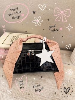 Mini aura crossbody bags and makeup bags