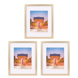 Mikasa 11 x 14 in. Gold Matted MDF Picture Frame @A8-92