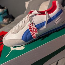 Unreleased Pumas White Red And Blue