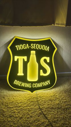 Tioga-sequoia brewing sign