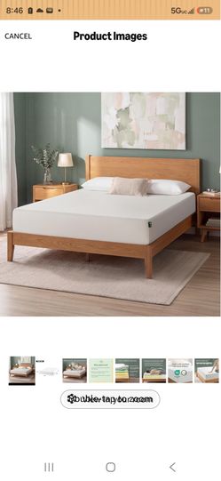 Zinus Queen Green Tea Memory Foam Mattress 10 Inch, Pressure-Relieving Comfort & Full-Body Support, Naturally Fresh, Medium Firm Feel, CertiPUR-US