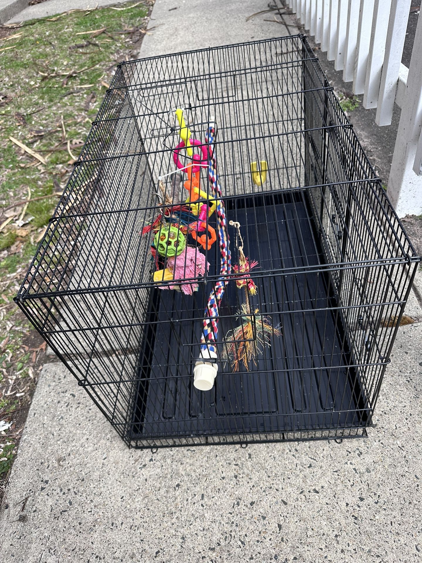 Bird Cage With Accessaries