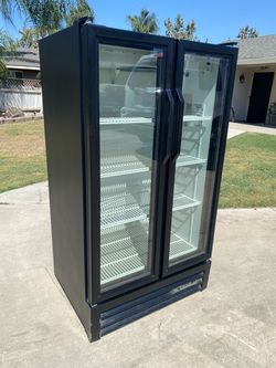 True Commercial Double Door Refrigerator Measurements 30” Width  55” Height  25” Depth