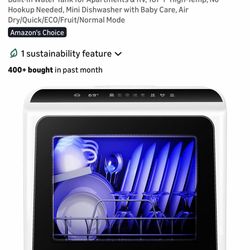 EUHOMY countertop Dishwasher 