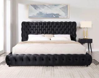 Queen size bed without mattress $399
