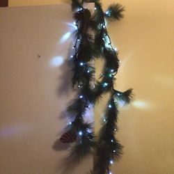 15 Feet Of Holiday Lighted pine Garland