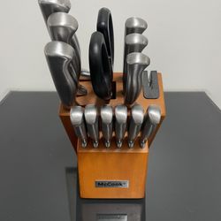 Stainless steel knife set