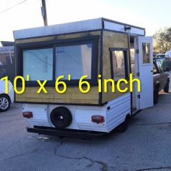 A. U.D"Vintage Trailer Tiny Home10'x 6.6 Inch Wide