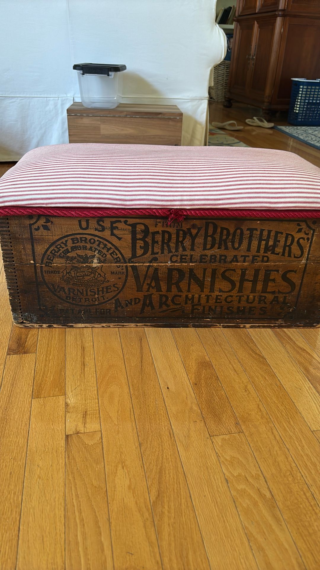 2 Antique Berry Brothers Crates