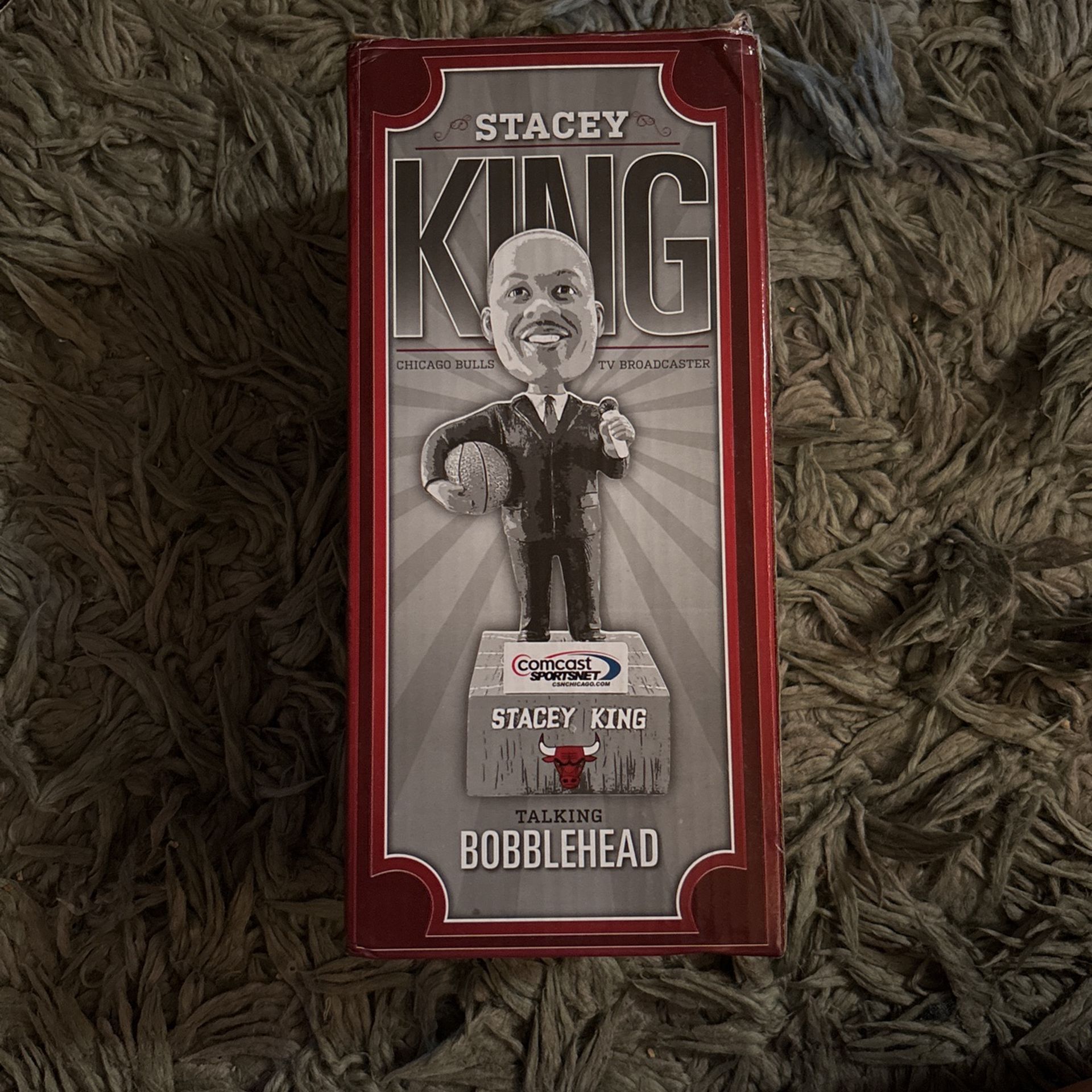 Stacey King talking Bobble head