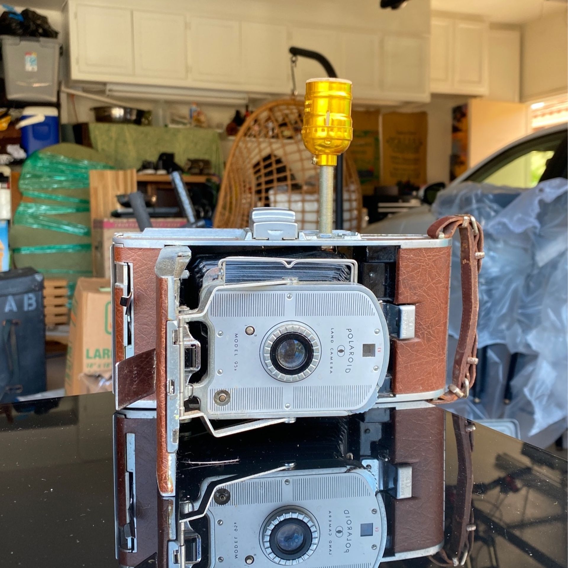 Vintage Camera Lamp