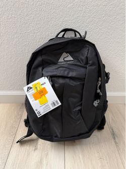 Ozark Trail 10L Day Pack Backpack Black Fits 15" Laptop 3 Pockets