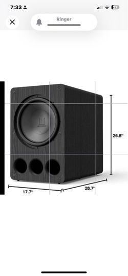 THX.    Home theater subwoofer