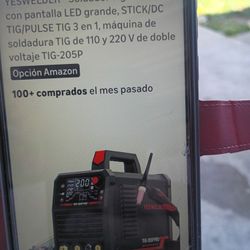 Yes. Welder. TIG. 205. Pro. New