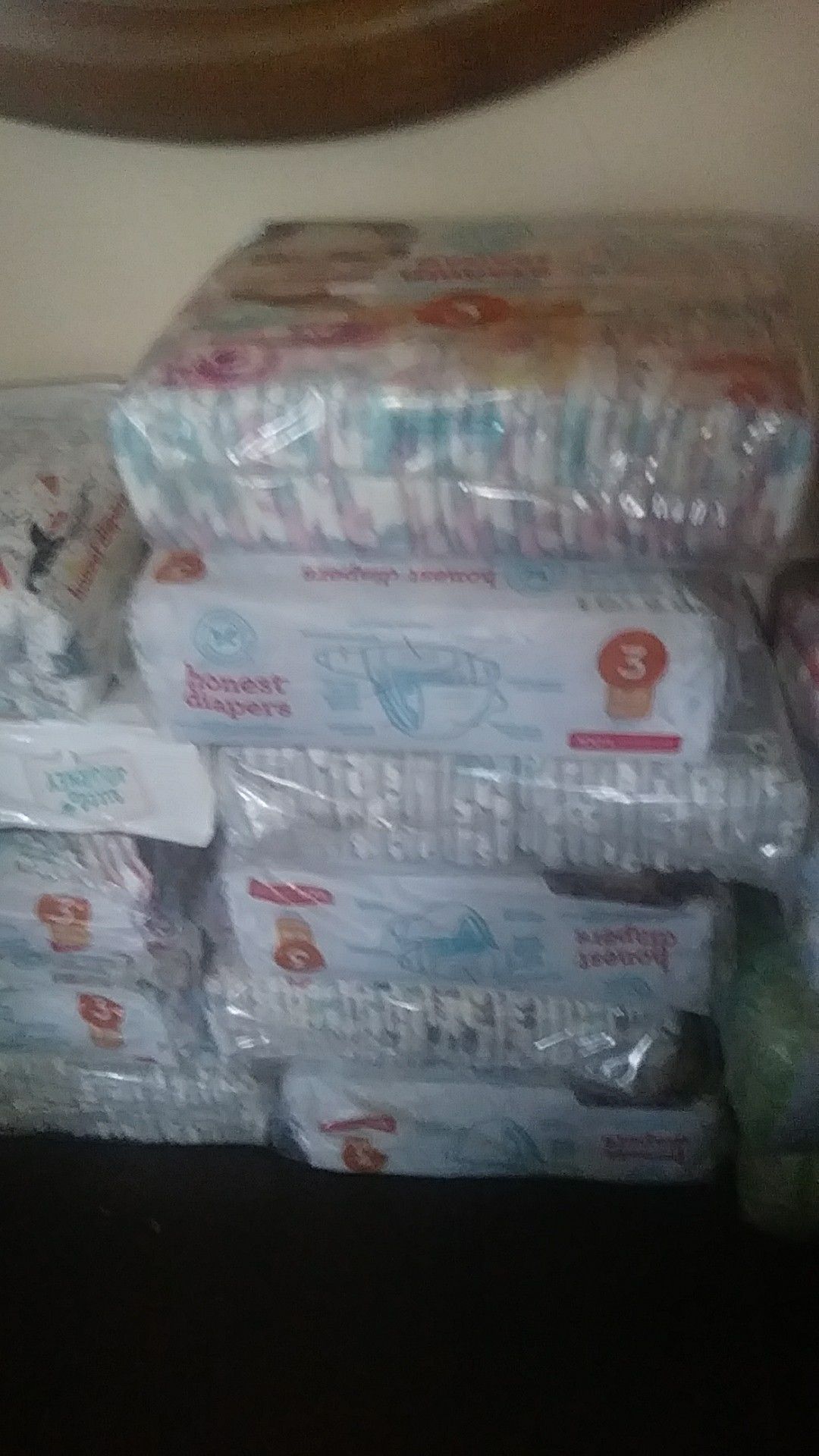 Baby diapers you can see the brand on them and they are size is 1 through three inbox me