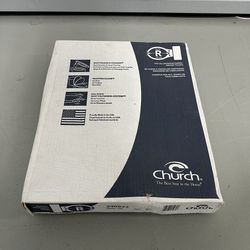 Church Wooden White Round Toilet Seat - Brand New in Box