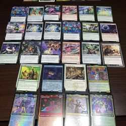 MTG UN- Themed Lot UNfinity + Unglued + More \ Bonuses Magic The Gathering  