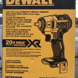 DeWalt 20V Brushless 3/8 in. Compact Impact Wrench