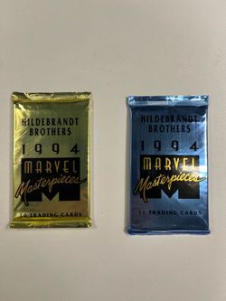 1994 Hildebrandt Marvel Masterpieces Walmart Blue Sealed Pack Bronze Holofoils